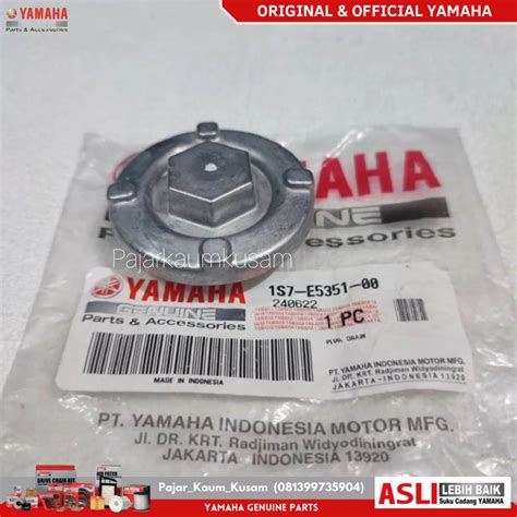 BAUT TUTUP PEMBUANGAN OLI MESIN JUPITER MX 135 NMAX ORIGINAL 1S7 E5351