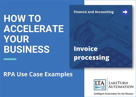 RPA Use Cases For Invoice Processing LakeTurn Automation