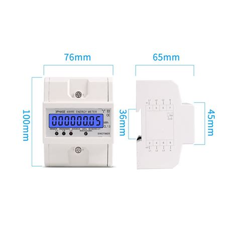 Medidor Eletr Nico Do Wattmeter Kwh A V Ac Hz Lcd Do Consumo