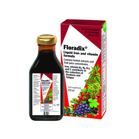 Floradix Liquid Iron 250ml Iron Supplement Chemist 4 U