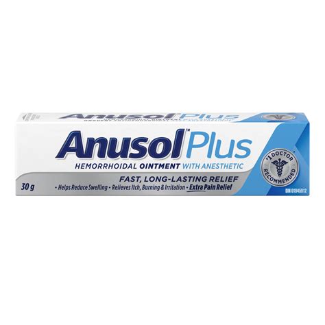 ANUSOL ™ plus Hemorrhoidal Ointment with Anesthetic | Walmart Canada