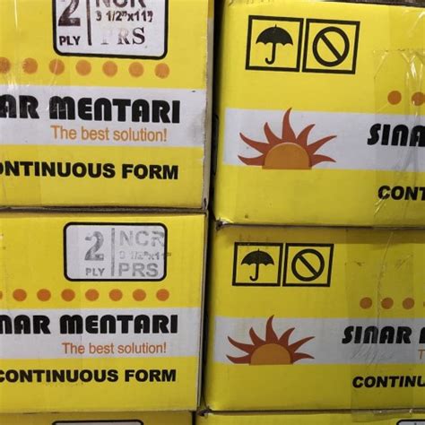 Jual Continuous Form Sinar Mentari Ply X X