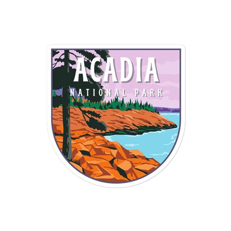 ACADIA NATIONAL PARK Sticker Acadia National Park Decal Waterproof