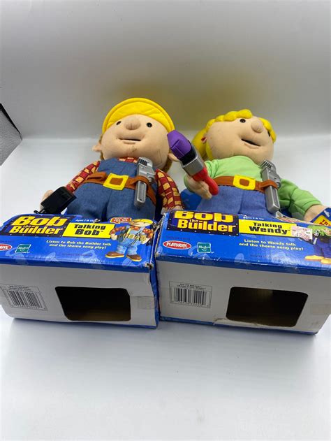 Bob The Builder Talking Bob Plush Doll 12 Hasbro Playskool Etsy New