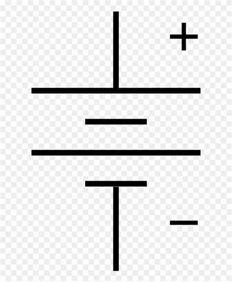 File Battery Symbol2 Svg 9v Battery Schematic Symbol Hd Png