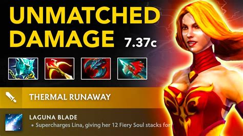 23savage LINA Carry Patch 7 37c Full Gameplay Dota Class YouTube