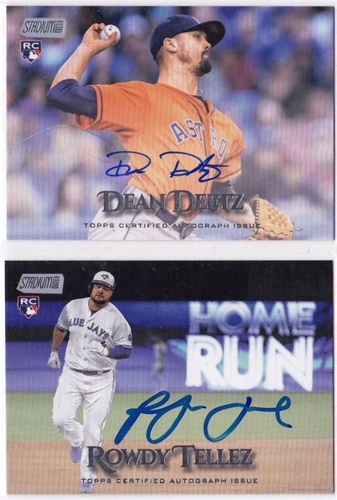 Topps Stadium Club Baseball Review Autographs Checklist And