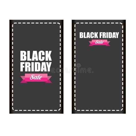 Cartaz Ou Bandeira Da Venda De Black Friday Do Vetor Ilustra O Do