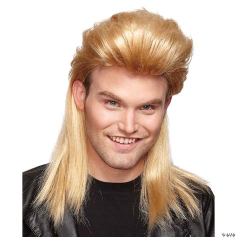 Blonde Nightclub Mullet Wig - CostumePub.com