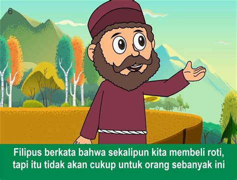 Komik Alkitab Anak Tuhan Yesus Memberi Makan 5000 Orang