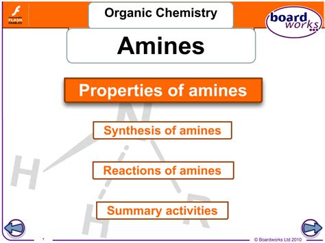 SOLUTION: Amines/ Properties of amines/Synthesis of amines/Reactions of ...