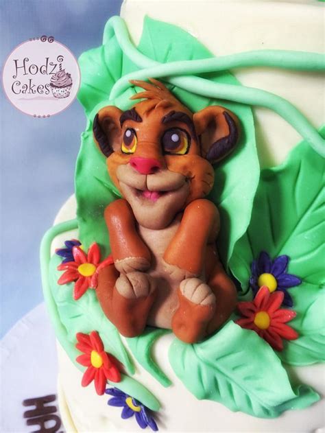 Baby Simba Cake😍🦁👶🏻 - Cake by Hend Taha-HODZI CAKES - CakesDecor