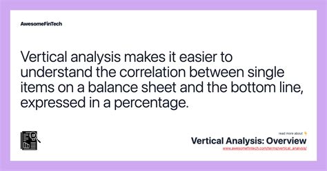 vertical analysis overview awesomefintech blog