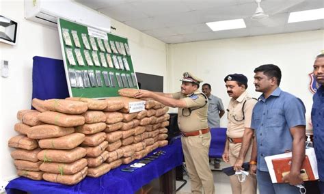 10 Drug Peddlers Smuggling 240kg Of Ganja Worth Rs 90l Arrested By Rachakonda Cops