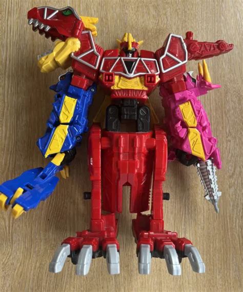 POWER RANGERS DINO Charge Megazord Deluxe T Rex Megazord Complete No