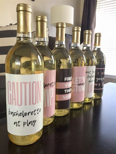 6 Bachelorette Wine Labels And Stickers Great Bachelorette Etsy