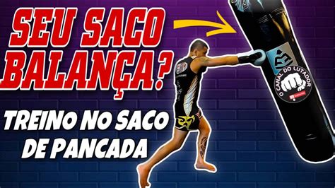 Seu saco de pancada balança Como treinar o saco de pancada