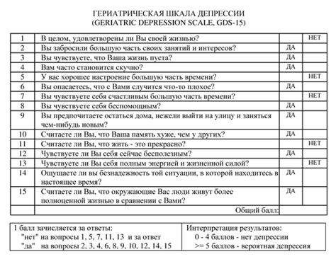 Содействие здоровому образу жизни пожилых граждан: L1.67 Депрессия
