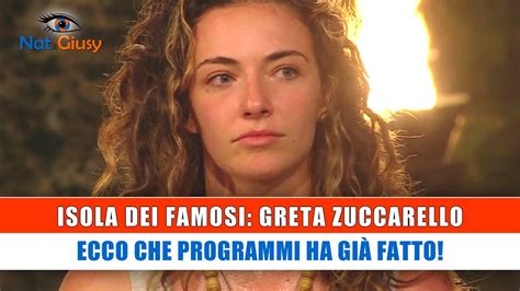 Isola Dei Famosi Greta Zuccarello Ecco Che Programmi Ha Fatto Youtube