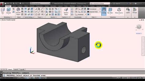 Autocad D Solid Modeling Video Assignment Youtube