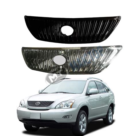 Maictop Car Accessories Front Bumper Upper Grille Chrome Grill For