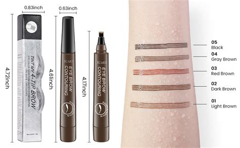 Amazon Kaely Magical Precise Waterproof Brow Pen Suake Eyebrow