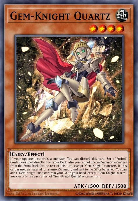 Gem Knight Quartz Yu Gi Oh Card Database Ygoprodeck