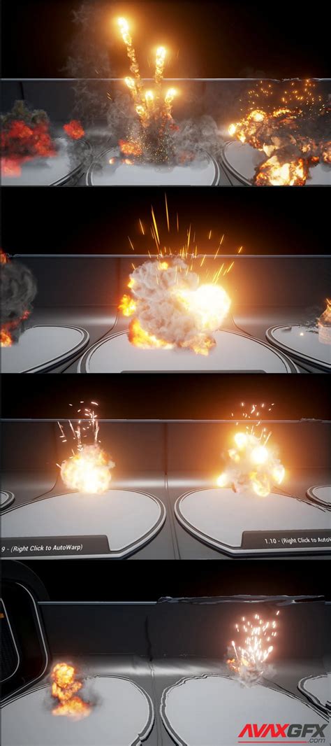 Unity Vfx Particles Massive Vfx Explosions Pack Download 3d Assets For