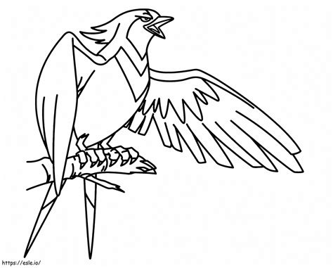 Swellow Gen 3 Pokemon Coloring Page