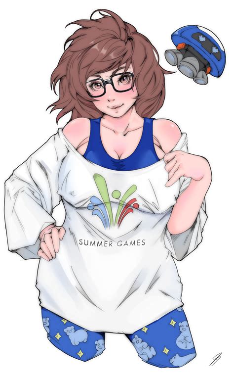 Mei Snowball And Pajamei Overwatch And 1 More Drawn By Kofjp Danbooru