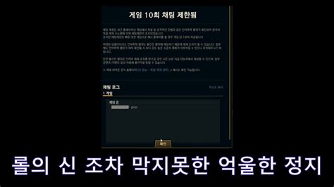 롤 Lol 정지사유 레전드 모음 13탄 Youtube