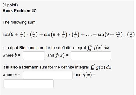 Solved Point Book Problem The Following Sum Sin Chegg