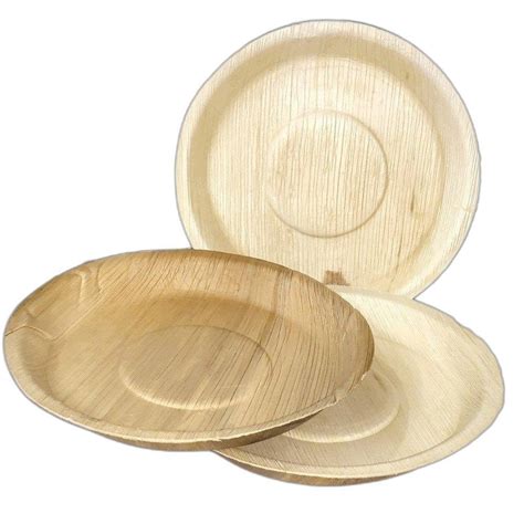 Inch Areca Leaf Round Plate At Rs Piece Pakku Mattai Plate In