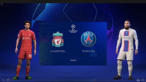 Fifa 23 Liverpool Vs PSG Anfield Stadium Champions League Fabinho