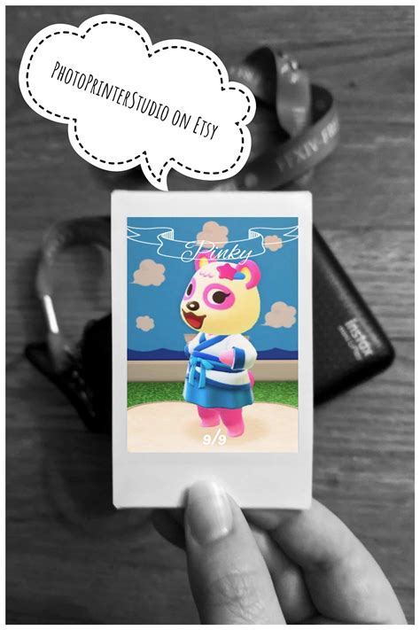 $5.00 Animal Crossing New Horizons Switch Amiibo Card Pinky Bear on Etsy! #pinky #animalcrossing ...