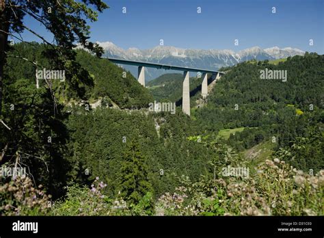 Brücke von Europa Brenner Autobahn Innsbruck Tirol Titrol