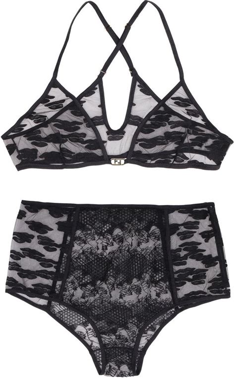 Fendi Lace Lingerie Set Shopstyle Panties
