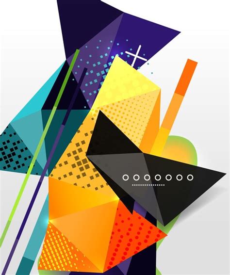 Premium Vector Abstract Geometric Background Polygonal Triangle