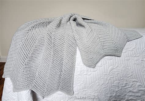 Ravelry Herringbone Single Crochet Ripple Blanket Pattern By Jennifer