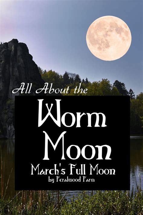 What Is The Worm Moon The Full Moon In March Feralwood Farm Lunar