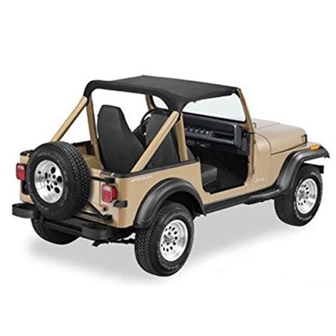Jeep CJ CJ7 Strapless Bikini Top Black