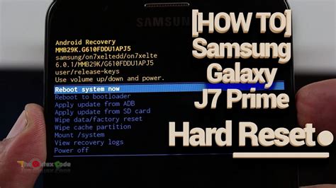 How To Galaxy J Prime Hard Reset Pattern Lock Reset J Prime