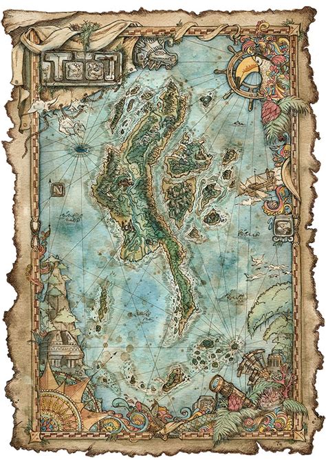 Map of Tooj by FrancescaBaerald on DeviantArt
