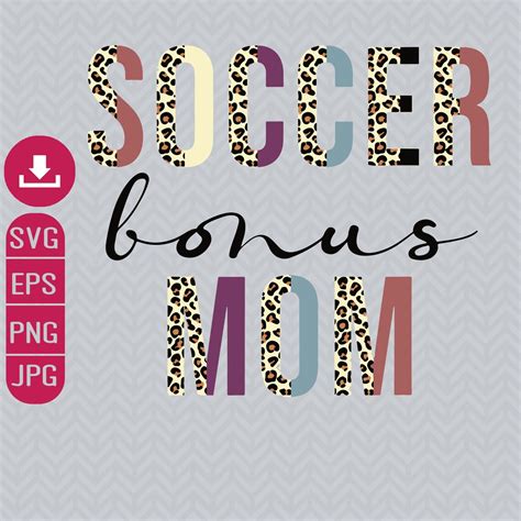 Soccer Mom Leopard Svg Funny Soccer Mom Svg Mothers Day Etsy