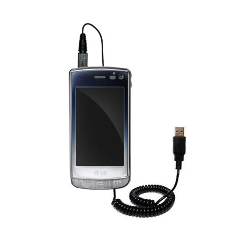 Coiled Power Hot Sync Usb Cable Suitable For The Lg Gd Crystal With Both Data And Charge