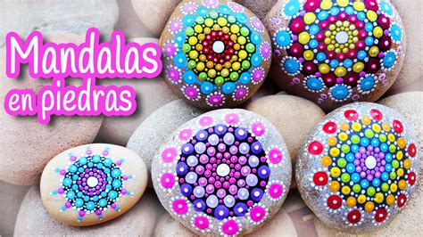 Manualidades Mandalas En Piedras Innova Manualidades Youtube