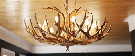 Rustic Antler Chandelier Defines Design Mccoy Home