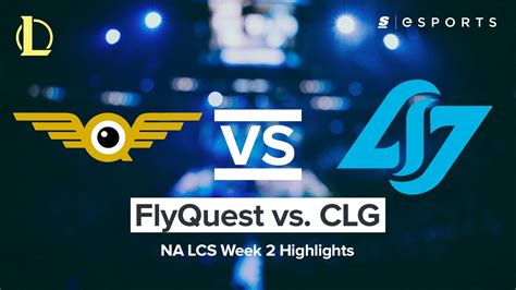 Highlights Flyquest Vs Counter Logic Gaming Na Lcs Spring