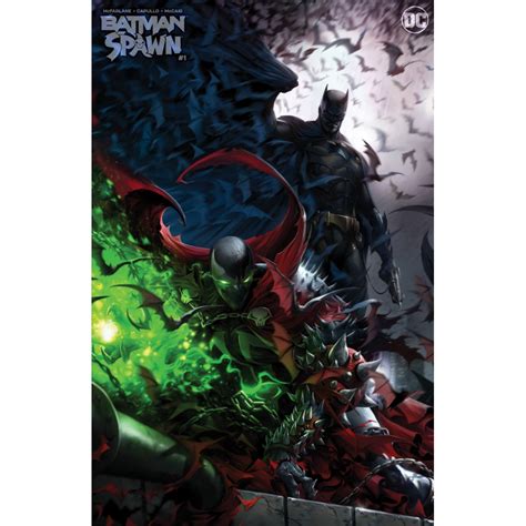 Batman Spawn 1 One Shot Cover E Francesco Mattina Variant Close