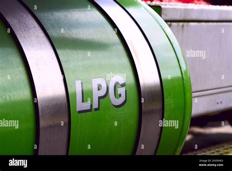 A Tank With Lpg Gas Stock Photo Alamy